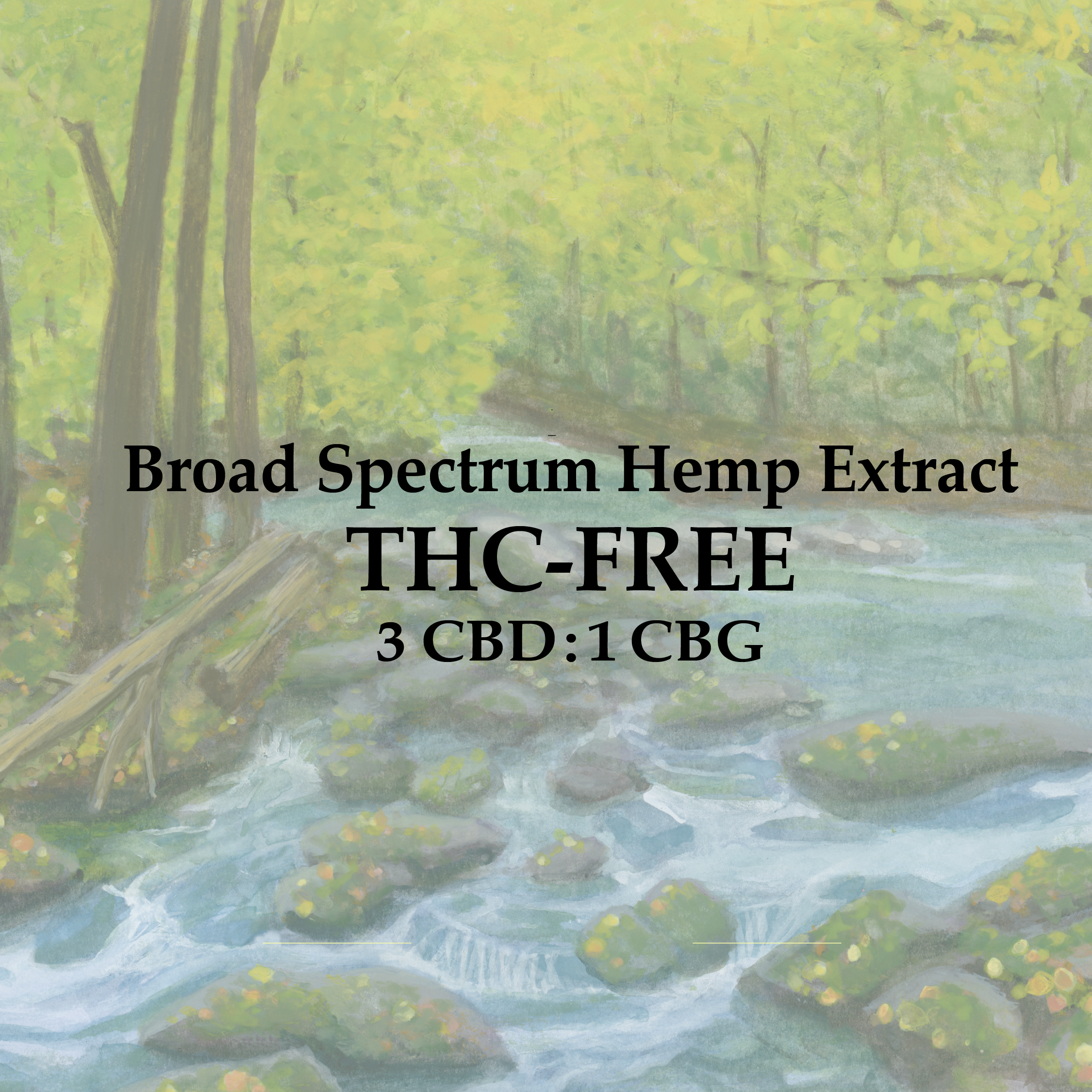 THC-Free CBD/CBG Tinctures