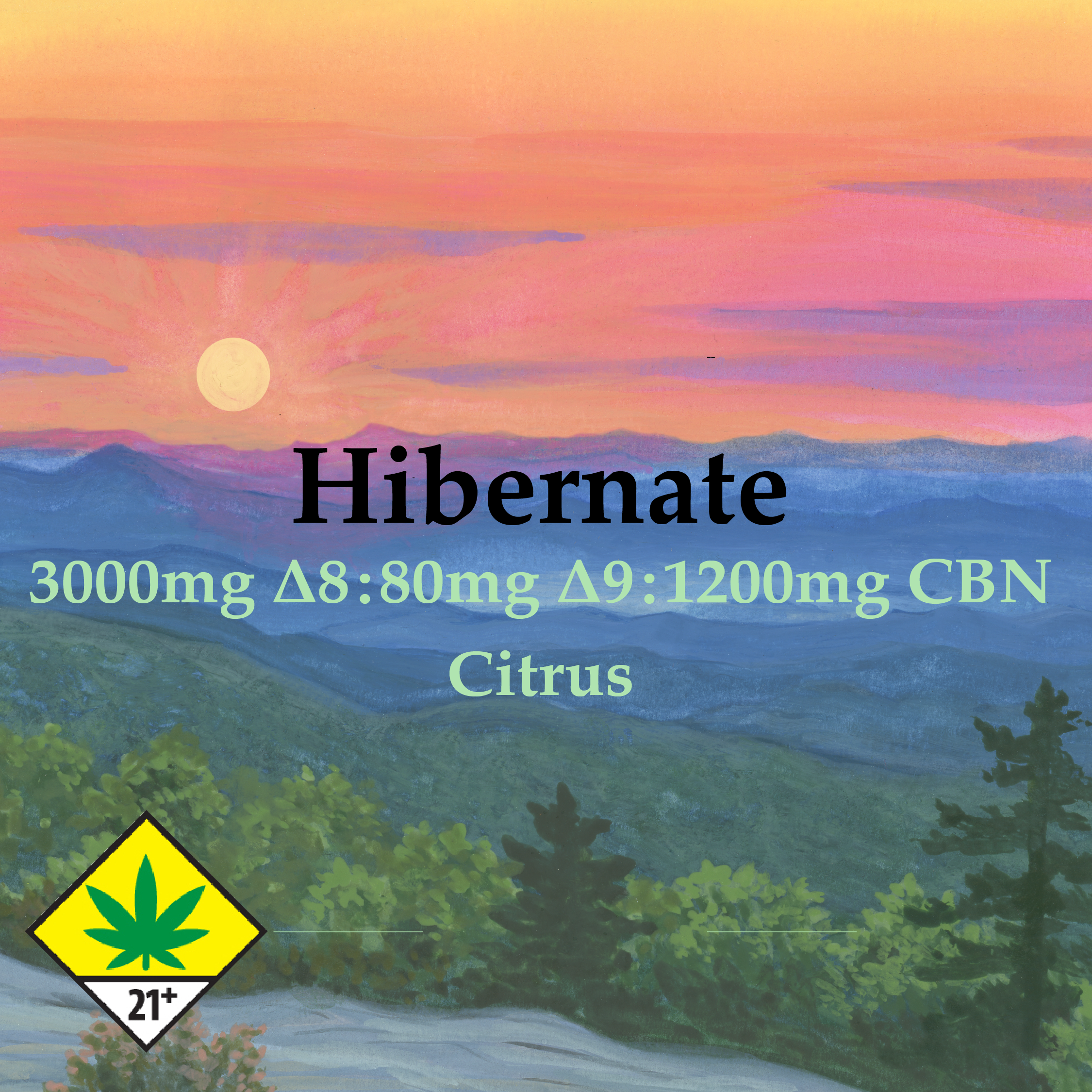 Hibernate D8 THC + CBN Sleep Drops