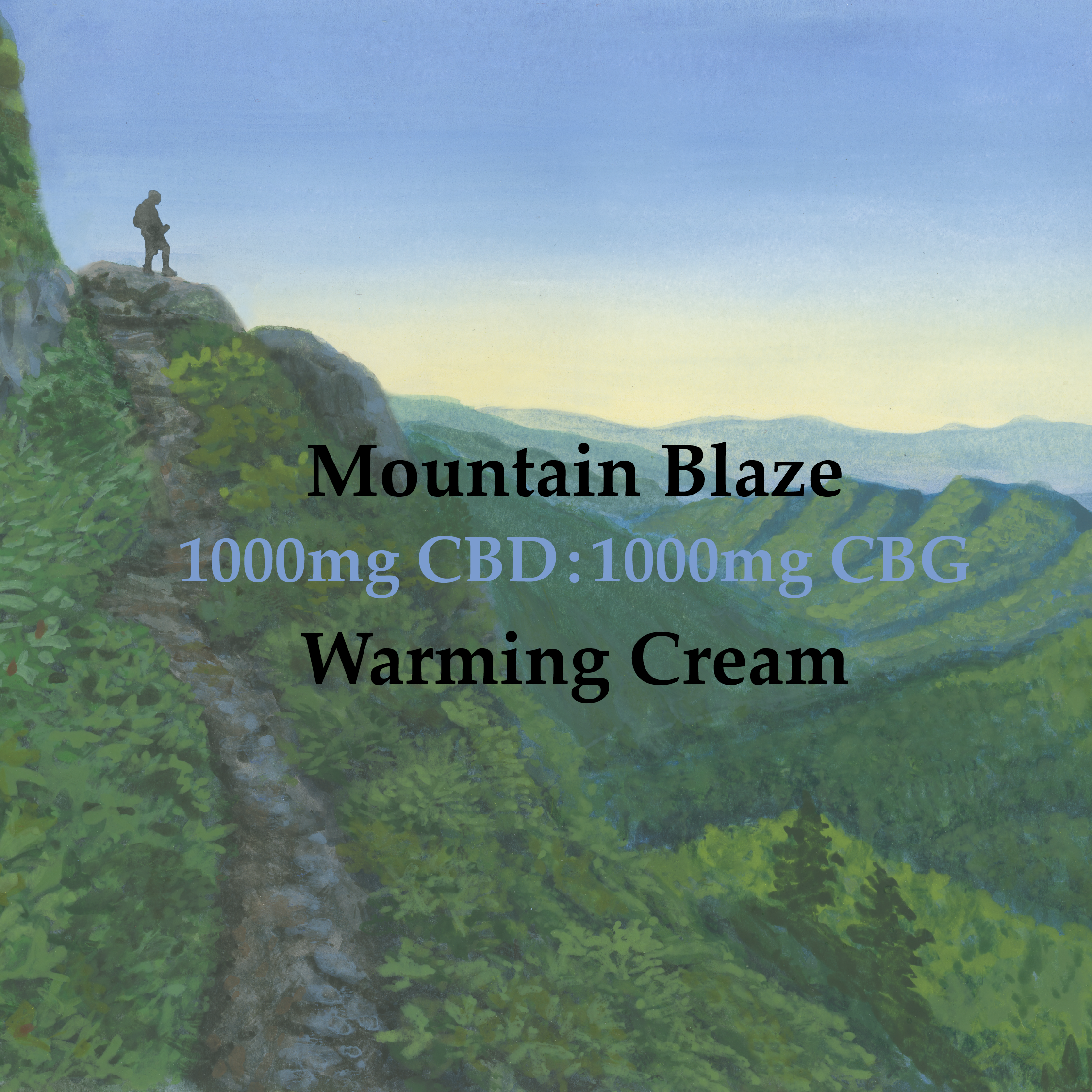 Mountain Blaze CBD + CBG Warming Cream