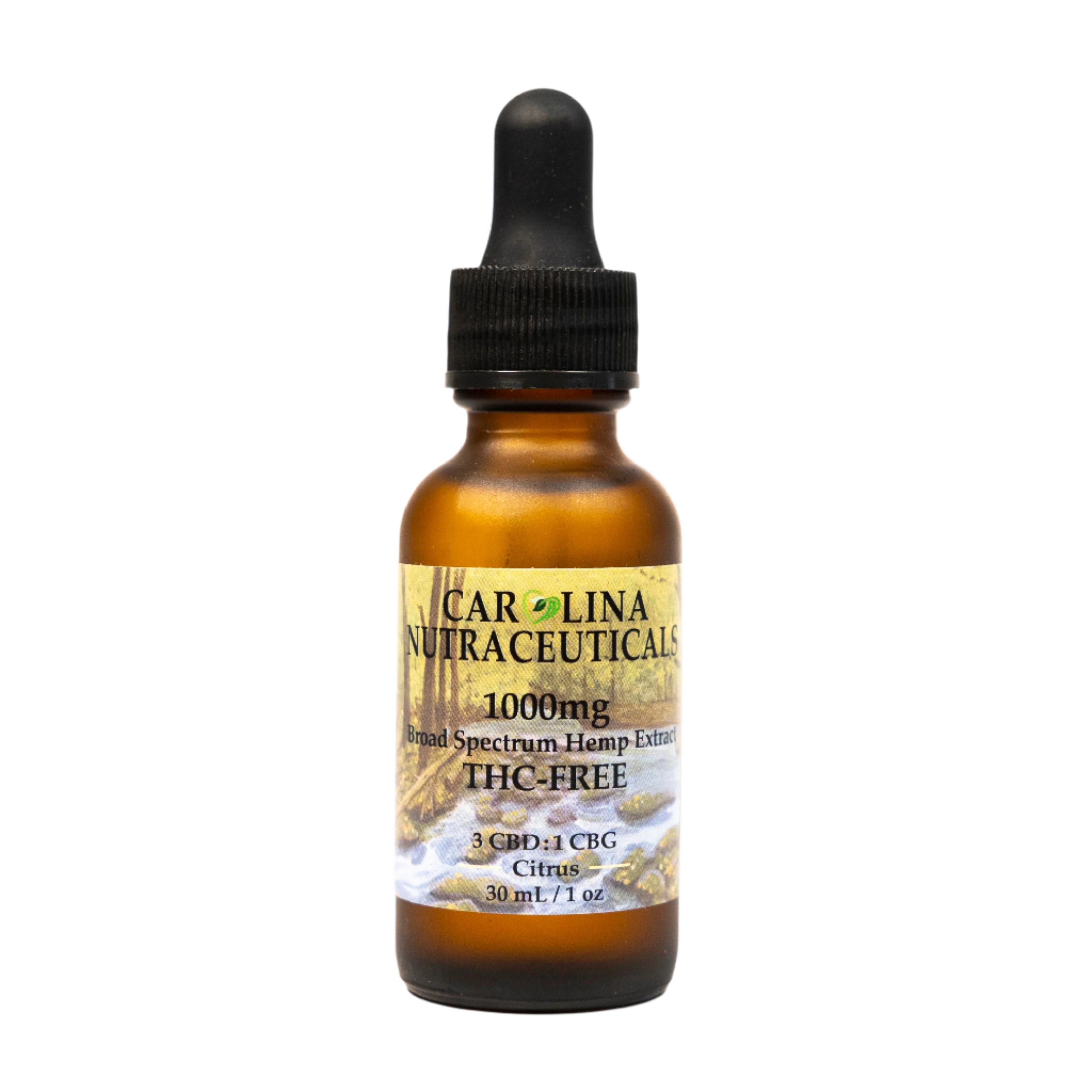 1000mg THC Free Tincture Bottle