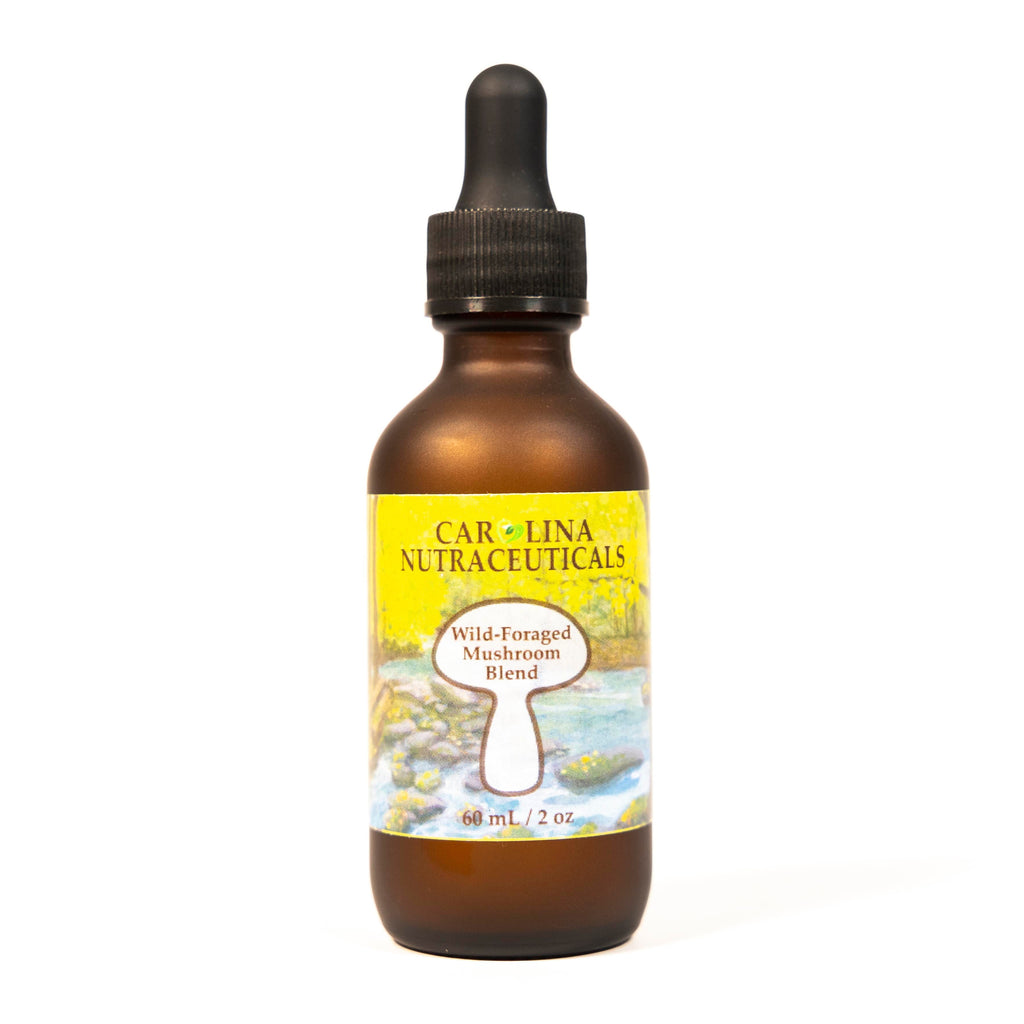 Bottle of Wild Foraged Mushroom Blend